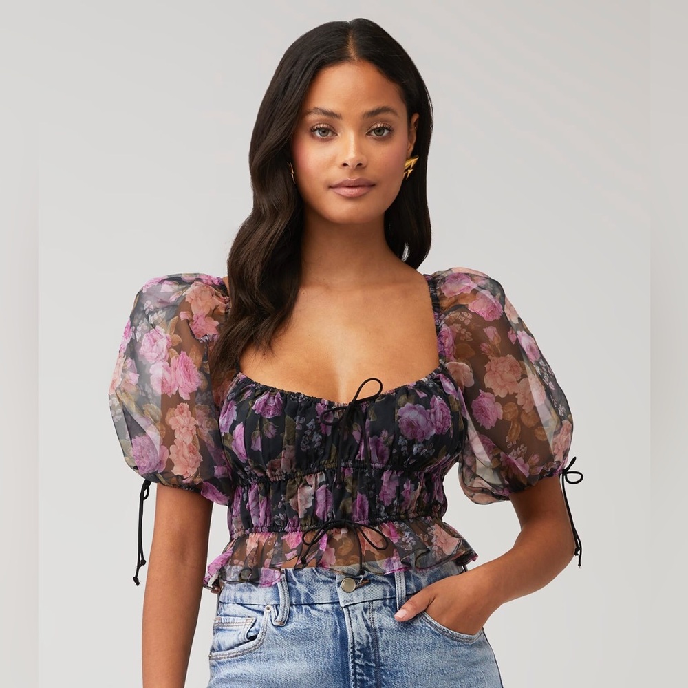 FOR LOVE‎ & LEMONS
SUNSHINE CROP TOP Size Small